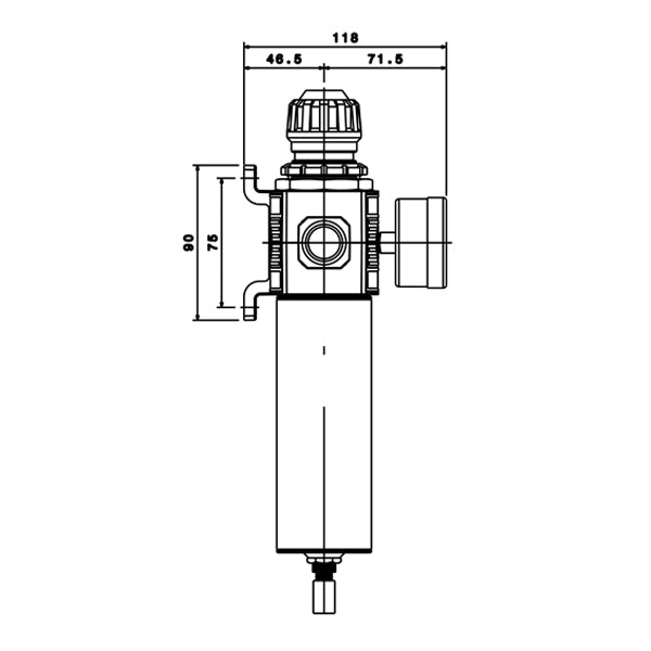 E/32-A - Gruppo - Filtro regolatore + Microfiltro disoleatore della serie E-TECH - 1 Staffa - Ani - AH117306 E/32-A - Gruppo - Filtro regolatore + Microfiltro disoleatore della serie E-TECH - 1 Staffa - Ani - AH117306